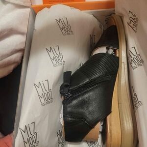 Miz Mooz Wide Width Leather Sandals - Cece